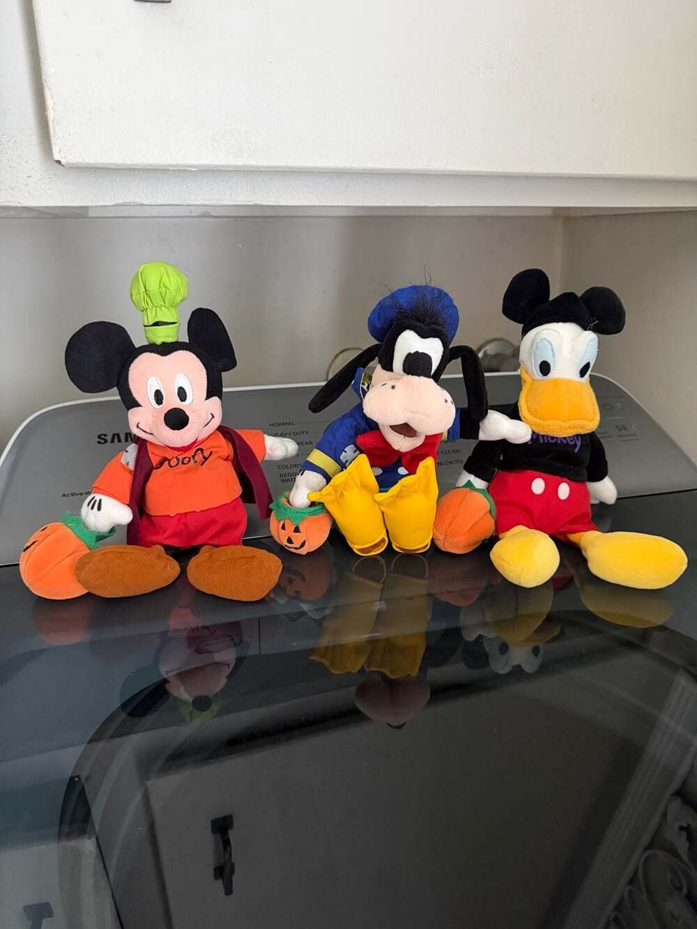 Disney Store Mickey Mouse As Goofy Halloween Plush Lot of 3